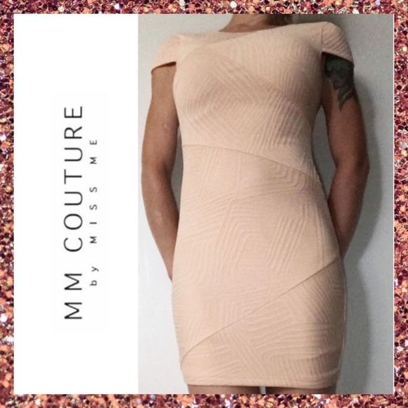 Miss Me Dresses & Skirts - NEW MM Couture by Miss Me Pink Bodycon Dress XS